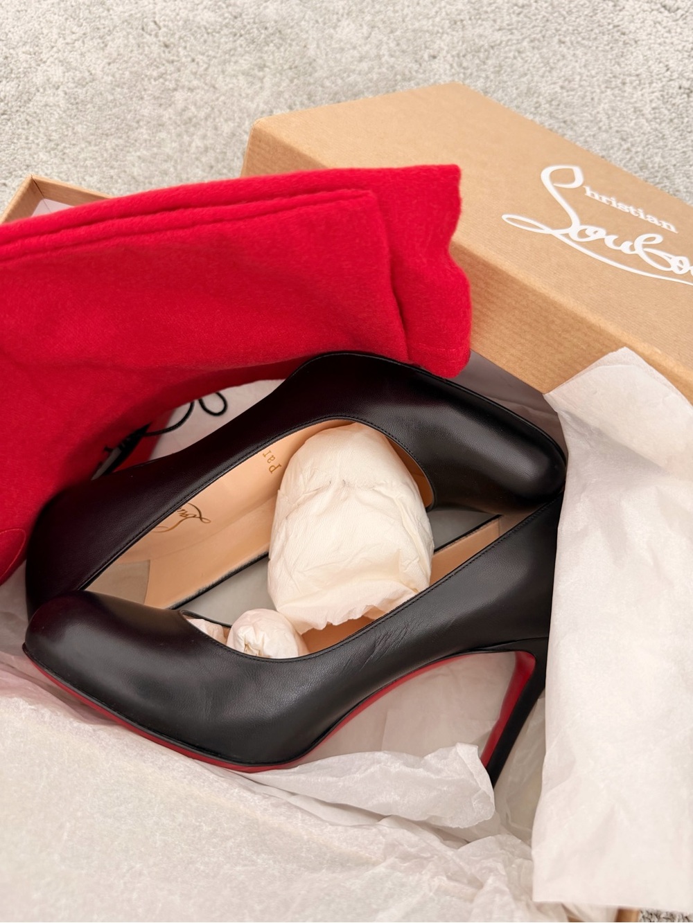 NIB Christian Louboutin Simple Pump 100 Black
